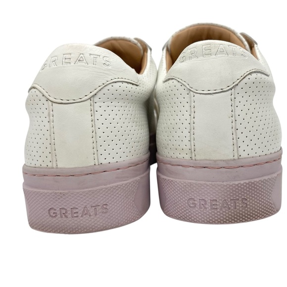 Greats Brooklyn Women’s The Royal Perforated Leather Sneakers - Picture 9 of 13